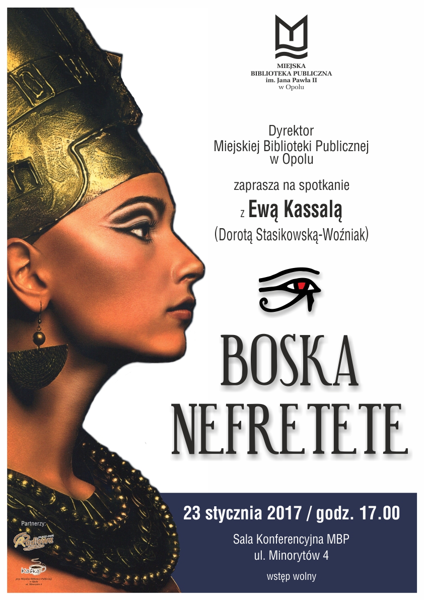 „Boska Nefretete” – spotkanie z Ewą Kassalą (Dorotą Stasikowską-Woźniak)