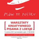 Warsztaty kreatywnego pisania z Loesje - Mów po polsku 2!