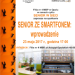 Szkolenie „Senior ze smartfonem: wprowadzenie”