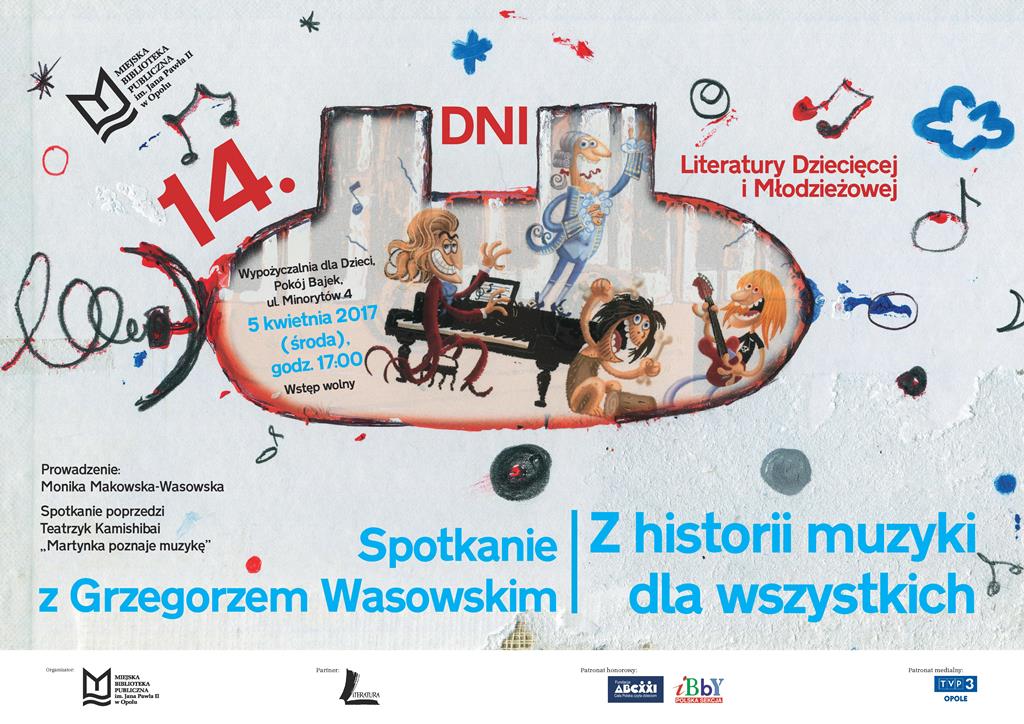 Z historii muzyki dla wszystkich – spotkanie z Grzegorzem Wasowskim w ramach Dni Literatury Dziecięcej i Młodzieżowej