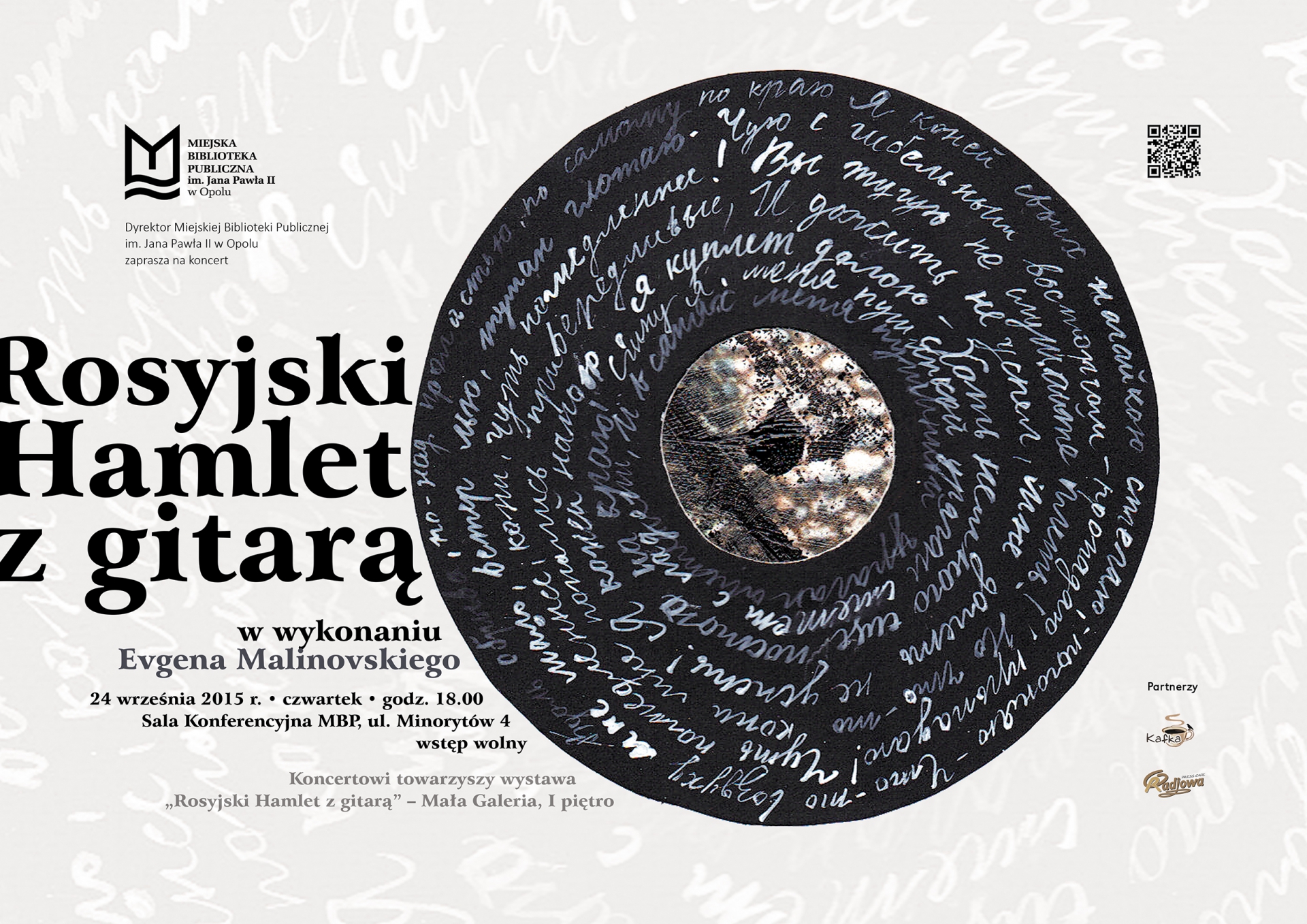 Rosyjski Hamlet z gitarą – koncert pieśni Włodzimierza Wysockiego w wykonaniu Evgena Malinowskiego
