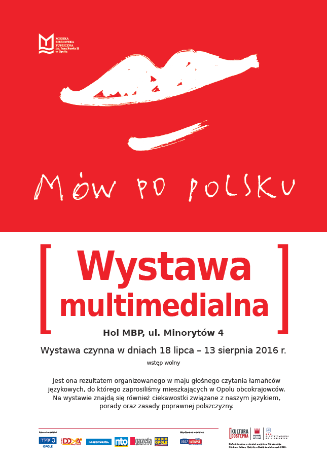 "Mów po polsku!" - wystawa multimedialna