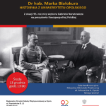 Wykład z okazji 95. rocznicy wyboru Gabriela Narutowicza na Prezydenta RP