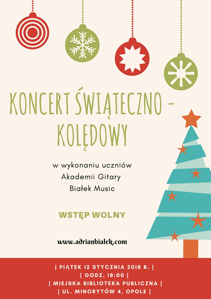 Read more about the article KONCERT ŚWIĄTECZNO – KOLĘDOWY
