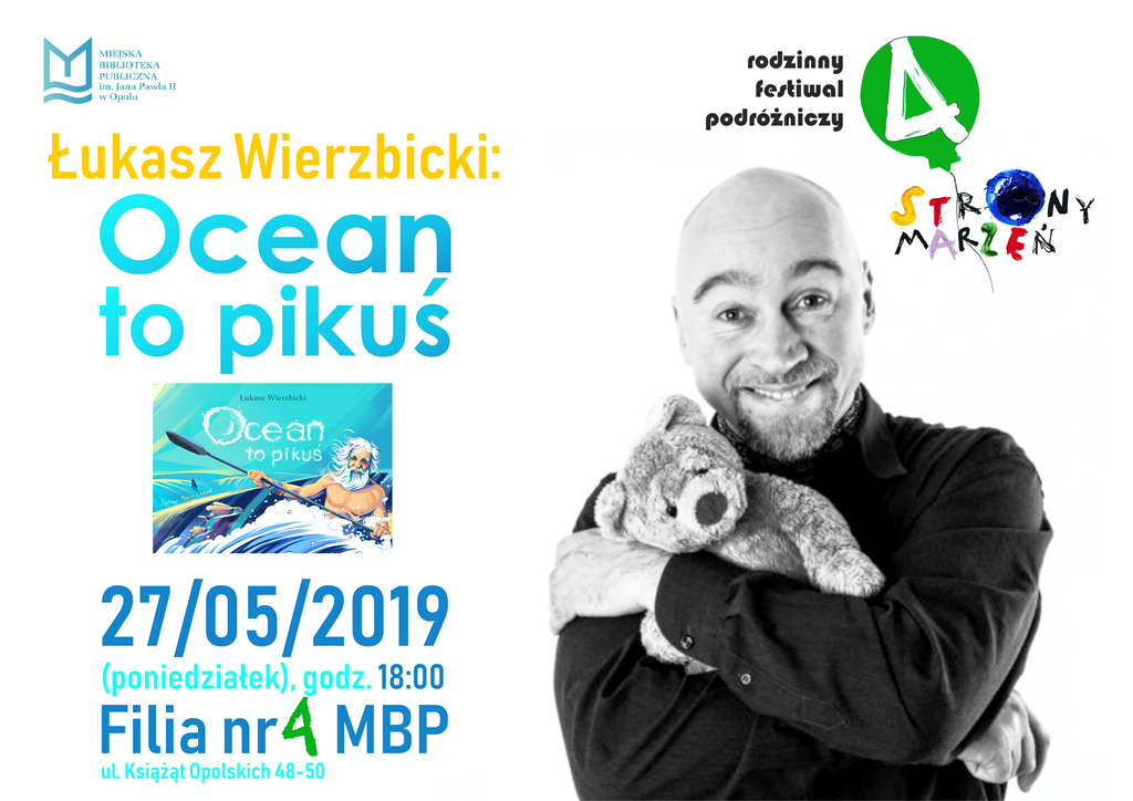 Read more about the article Ocean to pikuś – spotkanie z pisarzem Łukaszem Wierzbickim