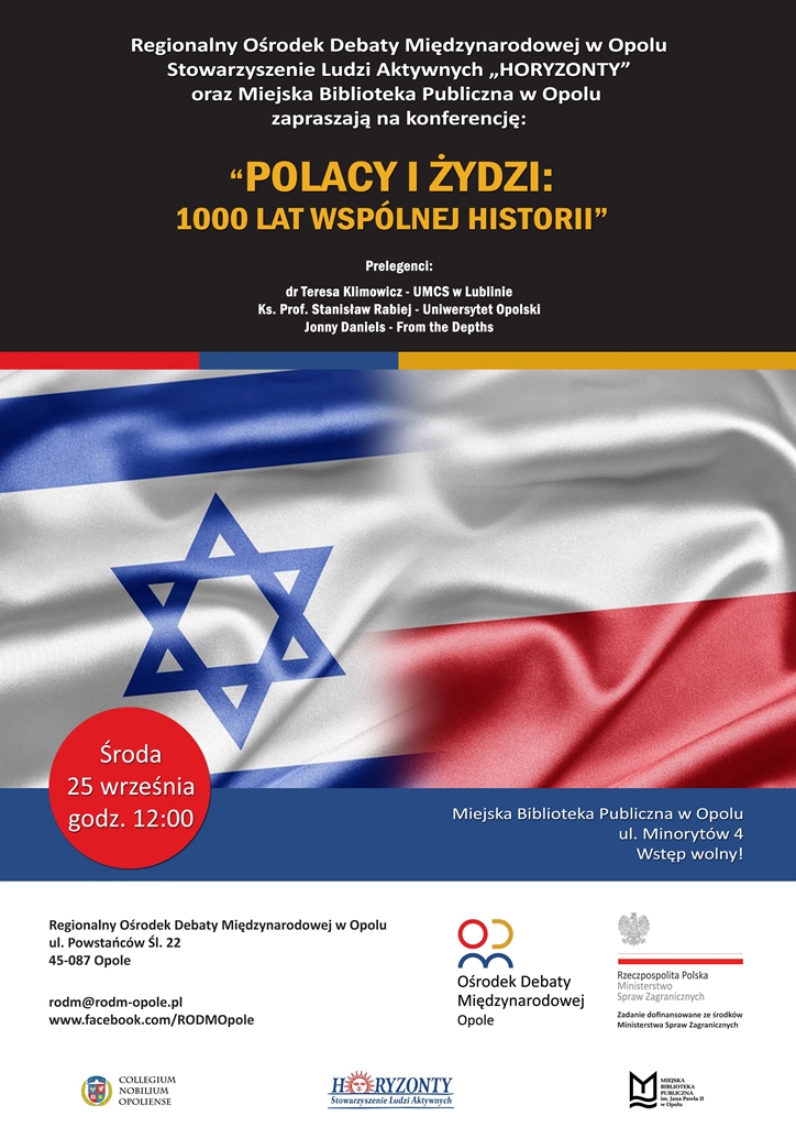 Read more about the article Polacy i Żydzi: 1000 lat wspólnej historii / konferencja