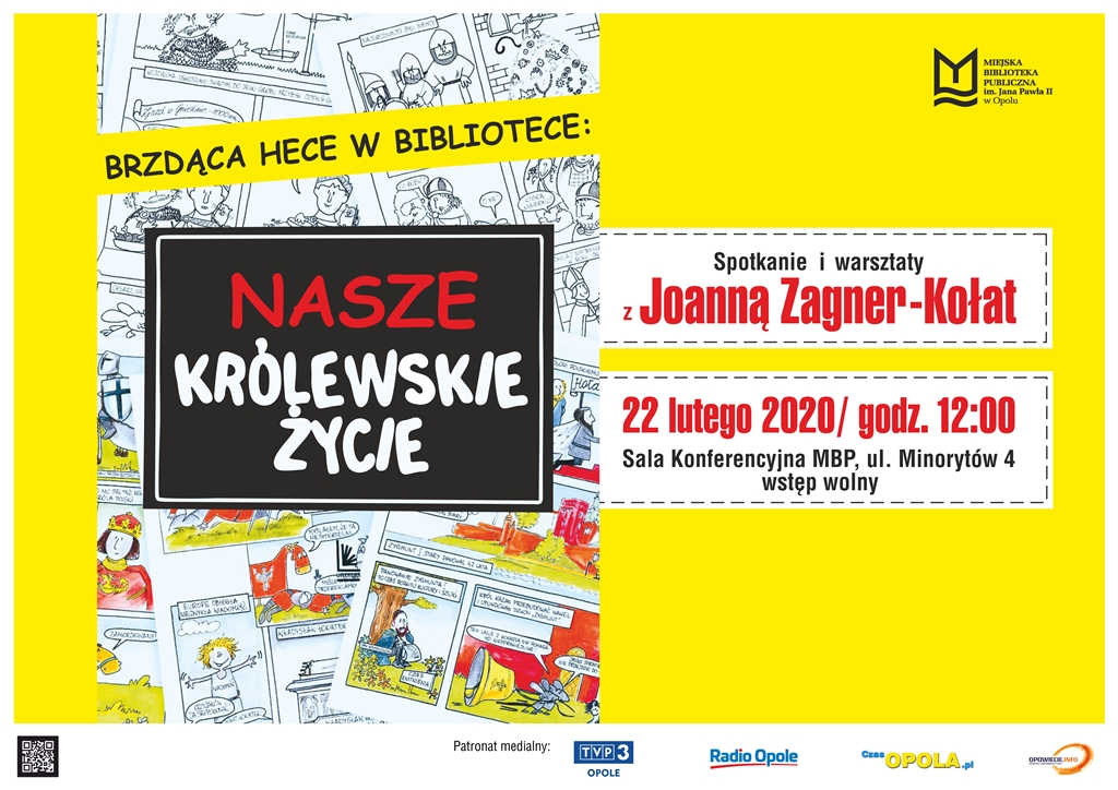 Read more about the article Nasze królewskie życie – spotkanie i warsztaty z Joanną Zagner-Kołat