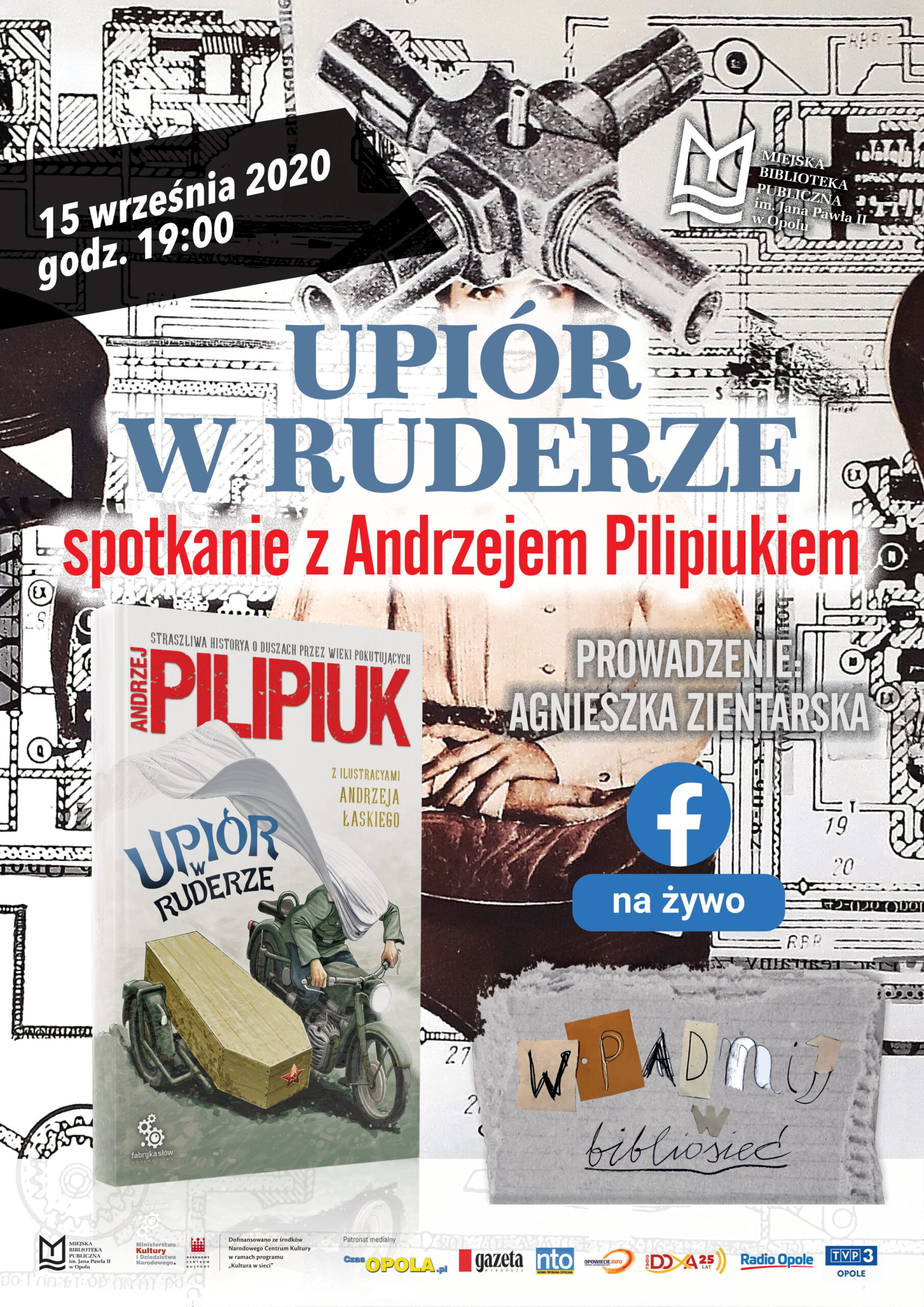 Upiór w ruderze – spotkanie on-line z Andrzejem Pilipukiem