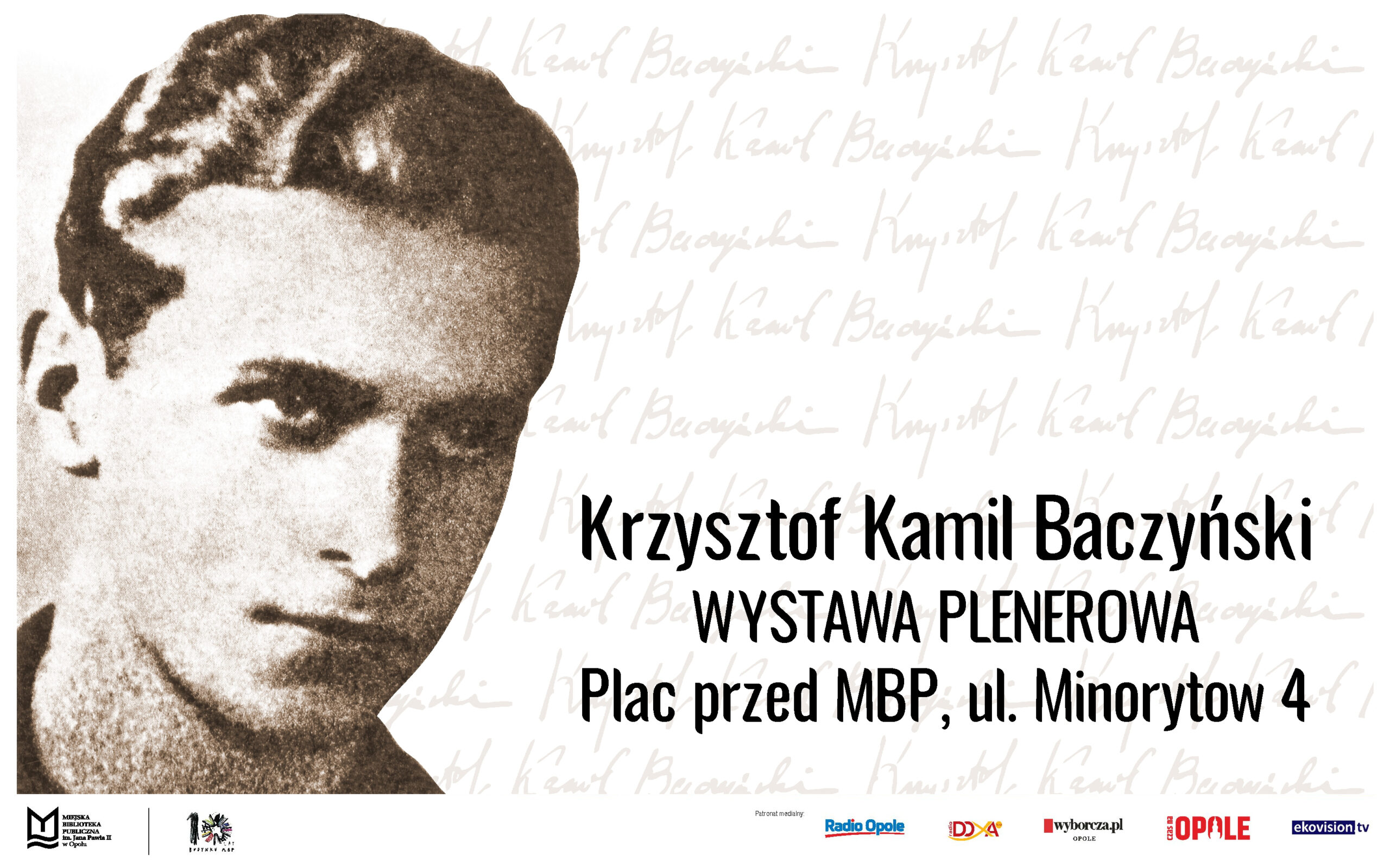 Krzysztof Kamil Baczyński – wystawa plenerowa