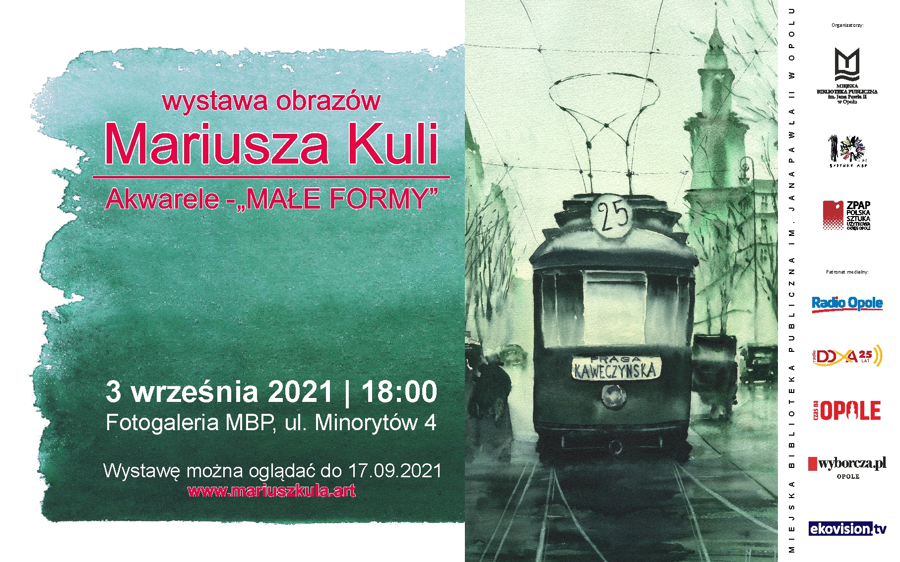 Read more about the article Małe formy – wystawa obrazów Mariusza Kuli