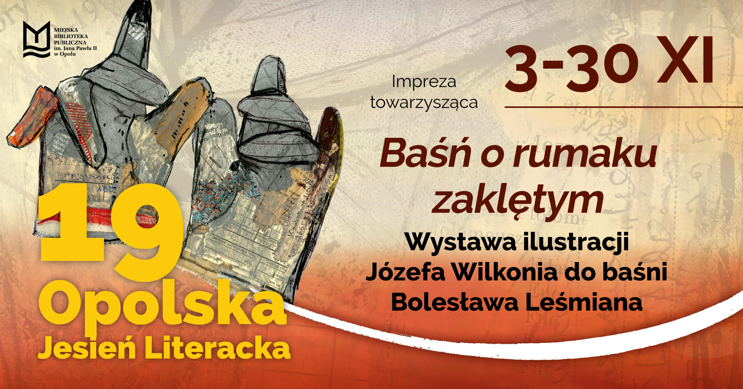 Read more about the article Baśń o rumaku zaklętym – wystawa ilustracji Józefa Wilkonia do baśni Bolesława Leśmiana