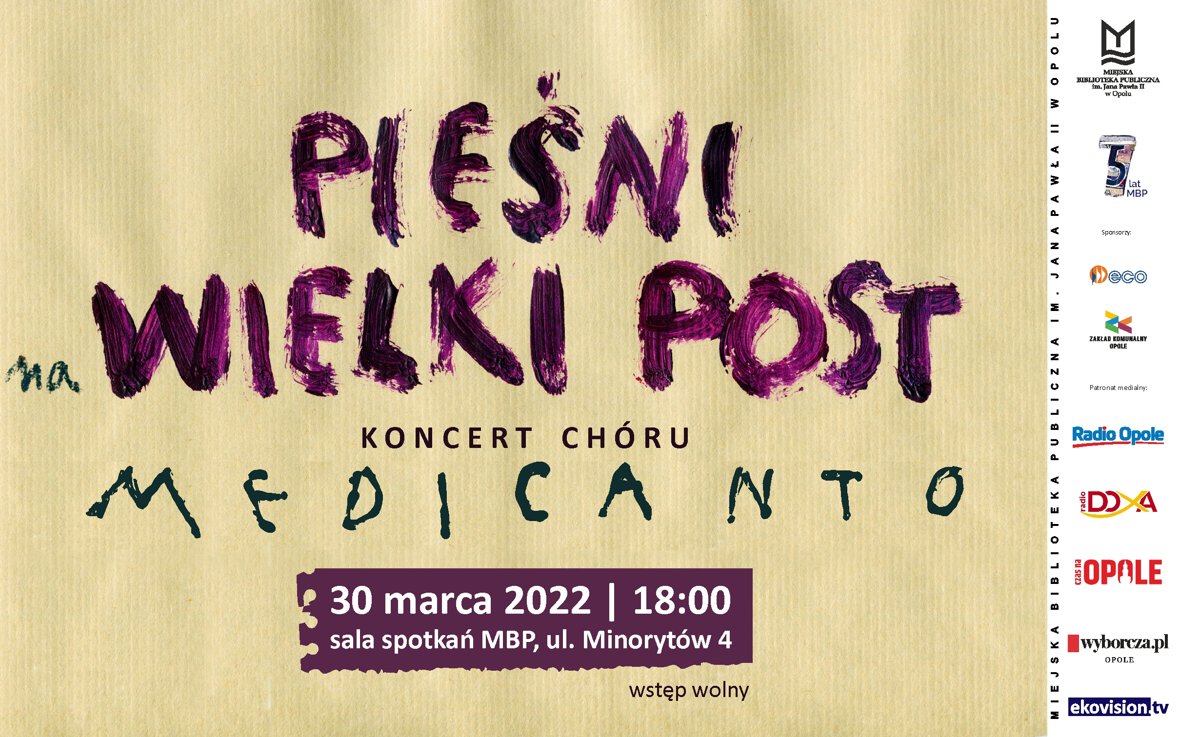 Read more about the article Pieśni na Wielki Post – koncert Chóru MEDICANTO