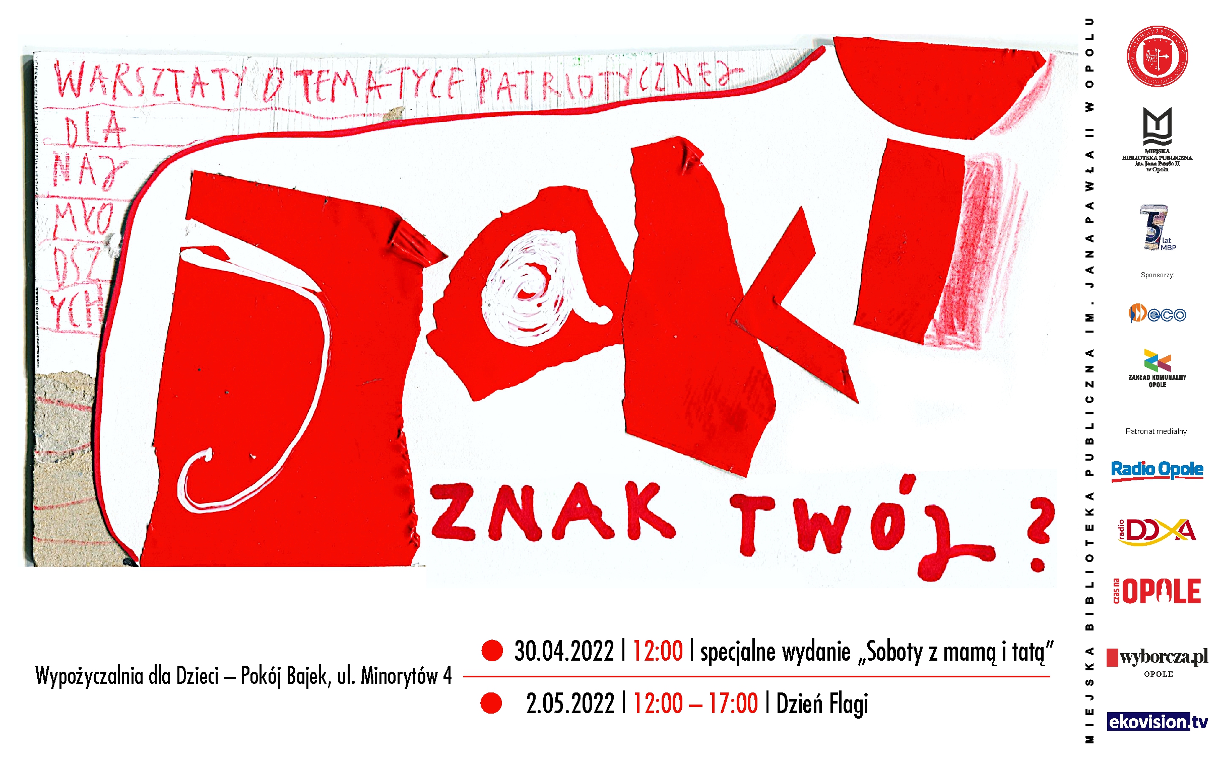 Read more about the article Jaki znak twój? – warsztaty plastyczne o tematyce patriotycznej dla najmłodszych 