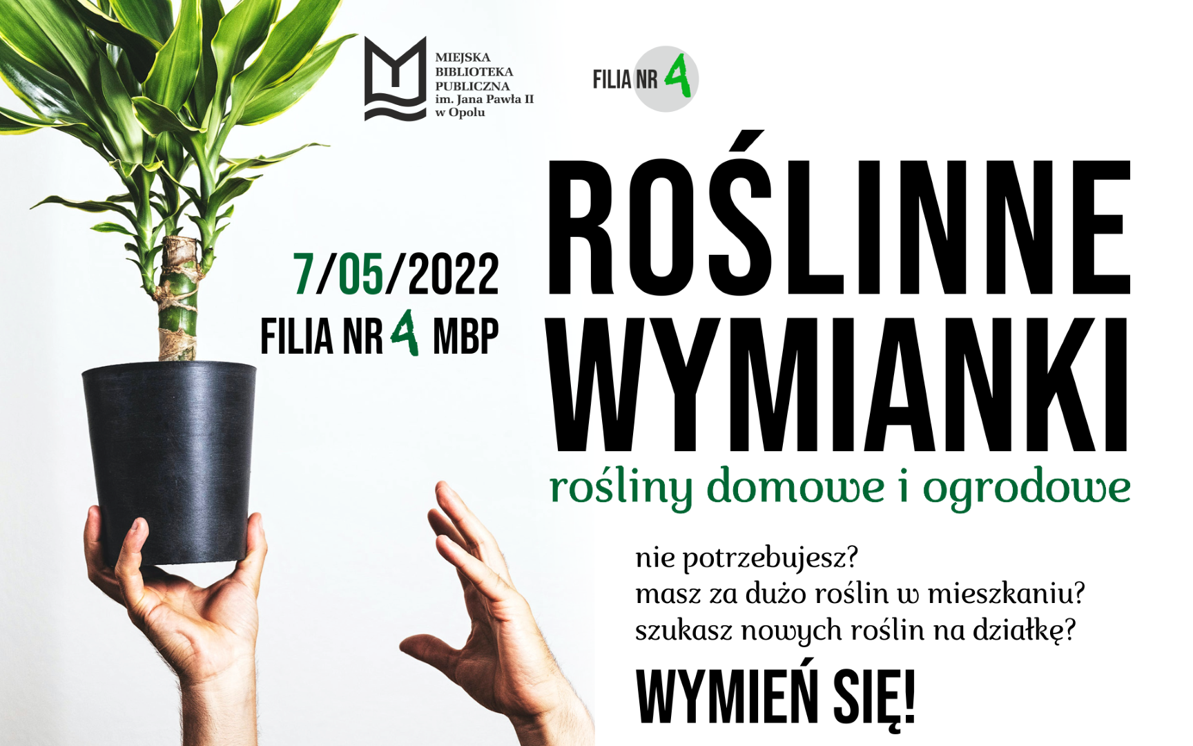 Read more about the article Roślinne WYMIANKI
