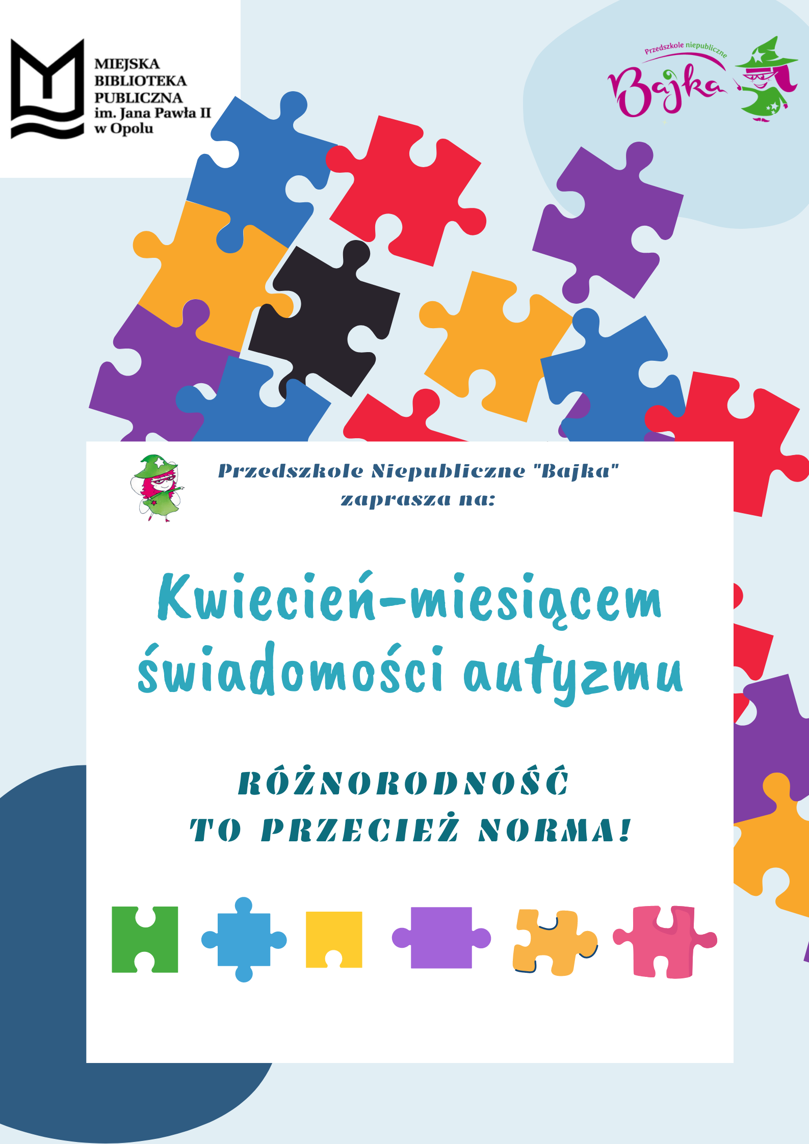 Read more about the article Różnorodność to przecież norma – wystawa z okazji Miesiąca Świadomości Autyzmu