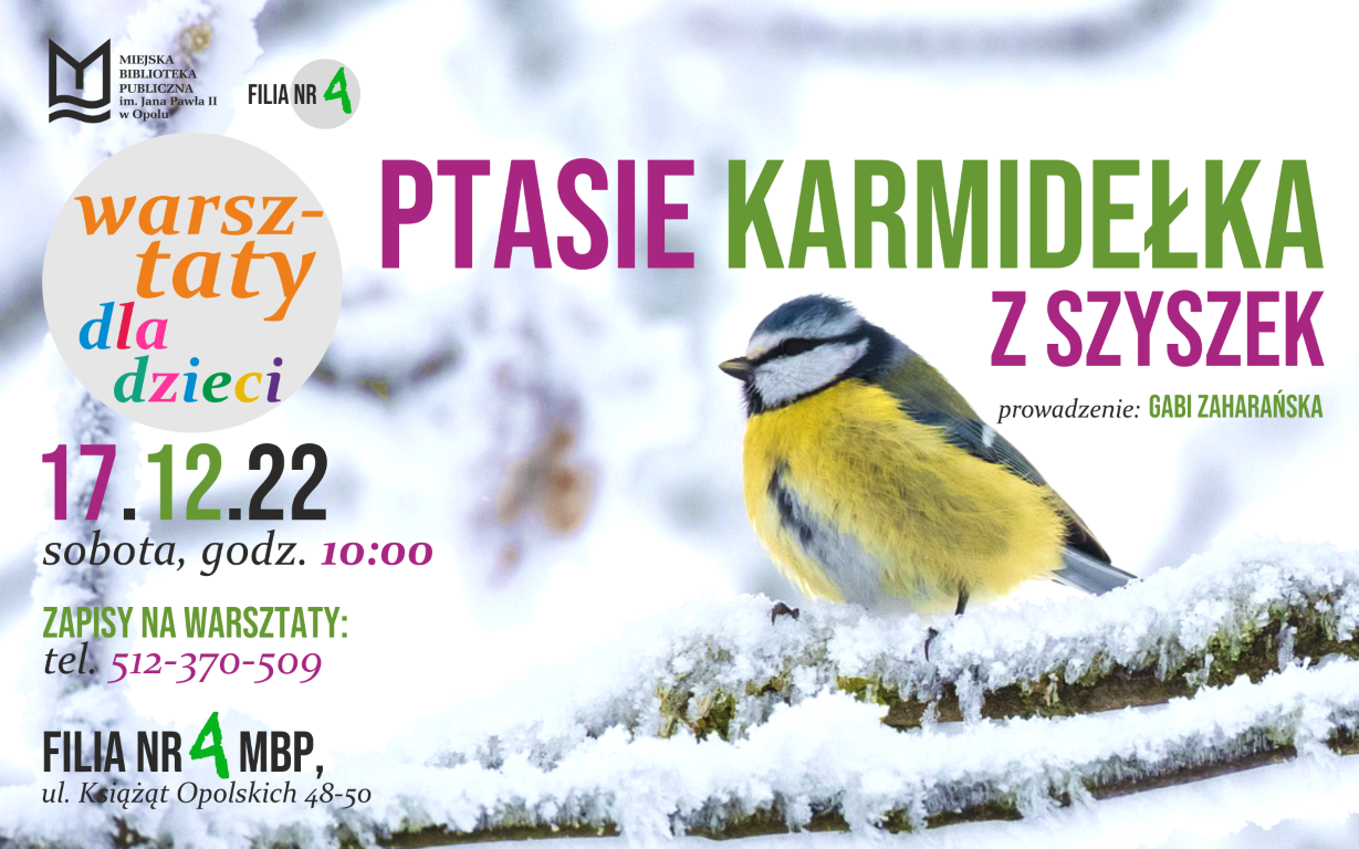 Read more about the article Warsztaty dla dzieci: ptasie karmidełka z szyszek