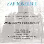 Projekcja filmu: „Religie i wyznania Śląska Opolskiego”, cz. 2. Mojżeszowe dziedzictwo