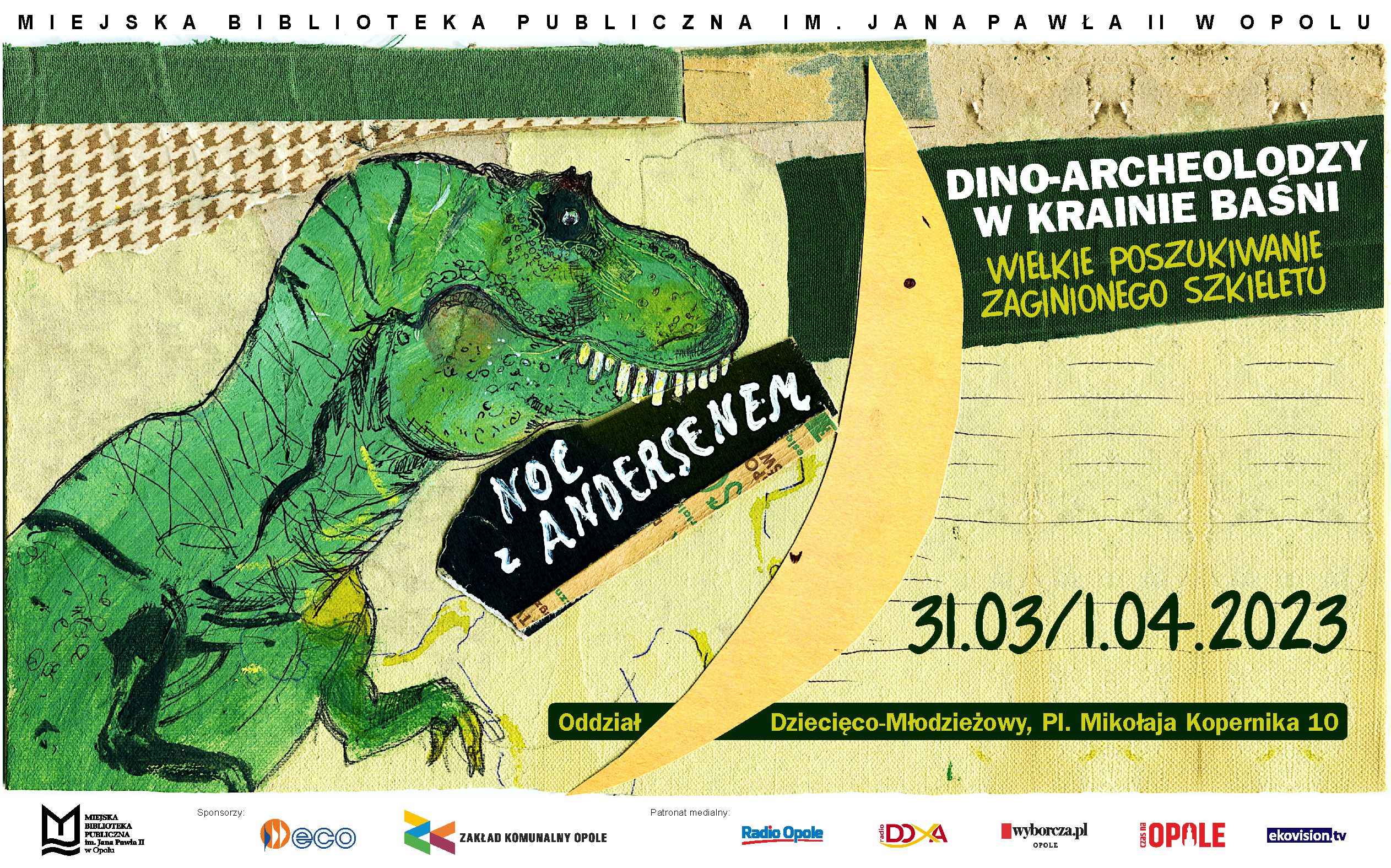 Read more about the article Noc z Andersenem | Dino-archeolodzy w krainie baśni – wielkie poszukiwanie zaginionego szkieletu