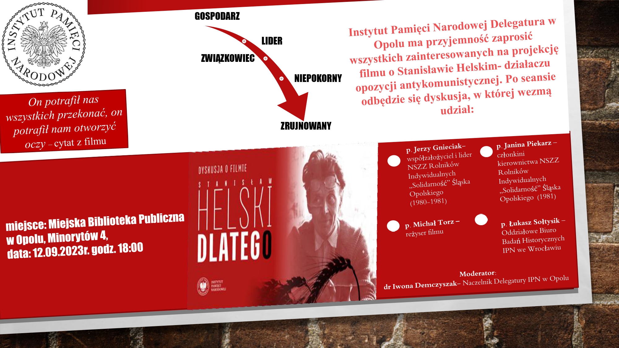 Read more about the article „Stanisław Helski. Dlatego” – projekcja filmu