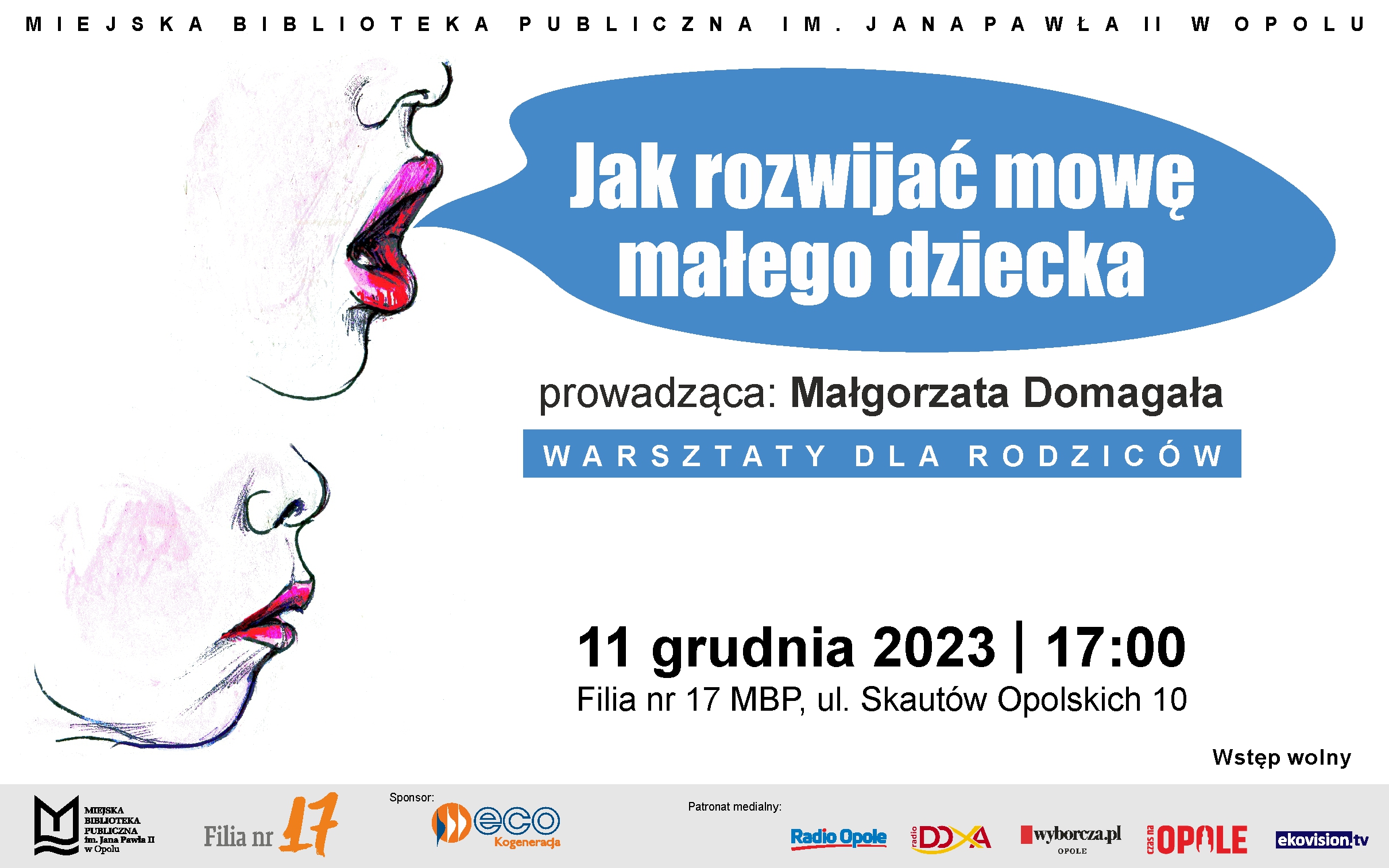 Read more about the article Jak rozwijać mowę małego dziecka – warsztaty z Małgorzatą Domagałą