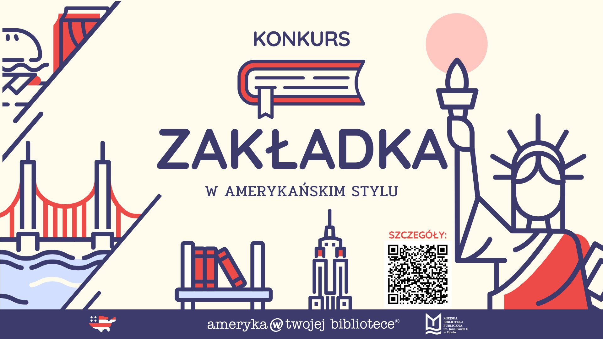 Read more about the article ZAKŁADKA W AMERYKAŃSKIM STYLU – WYNIKI KONKURSU