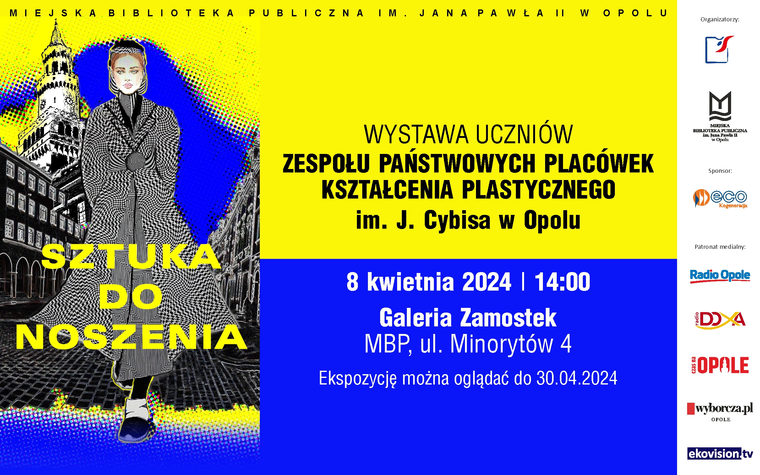 Read more about the article Sztuka do noszenia – wystawa uczniów Zespołu Państwowych Placówek Kształcenia Plastycznego im. J. Cybisa w Opolu