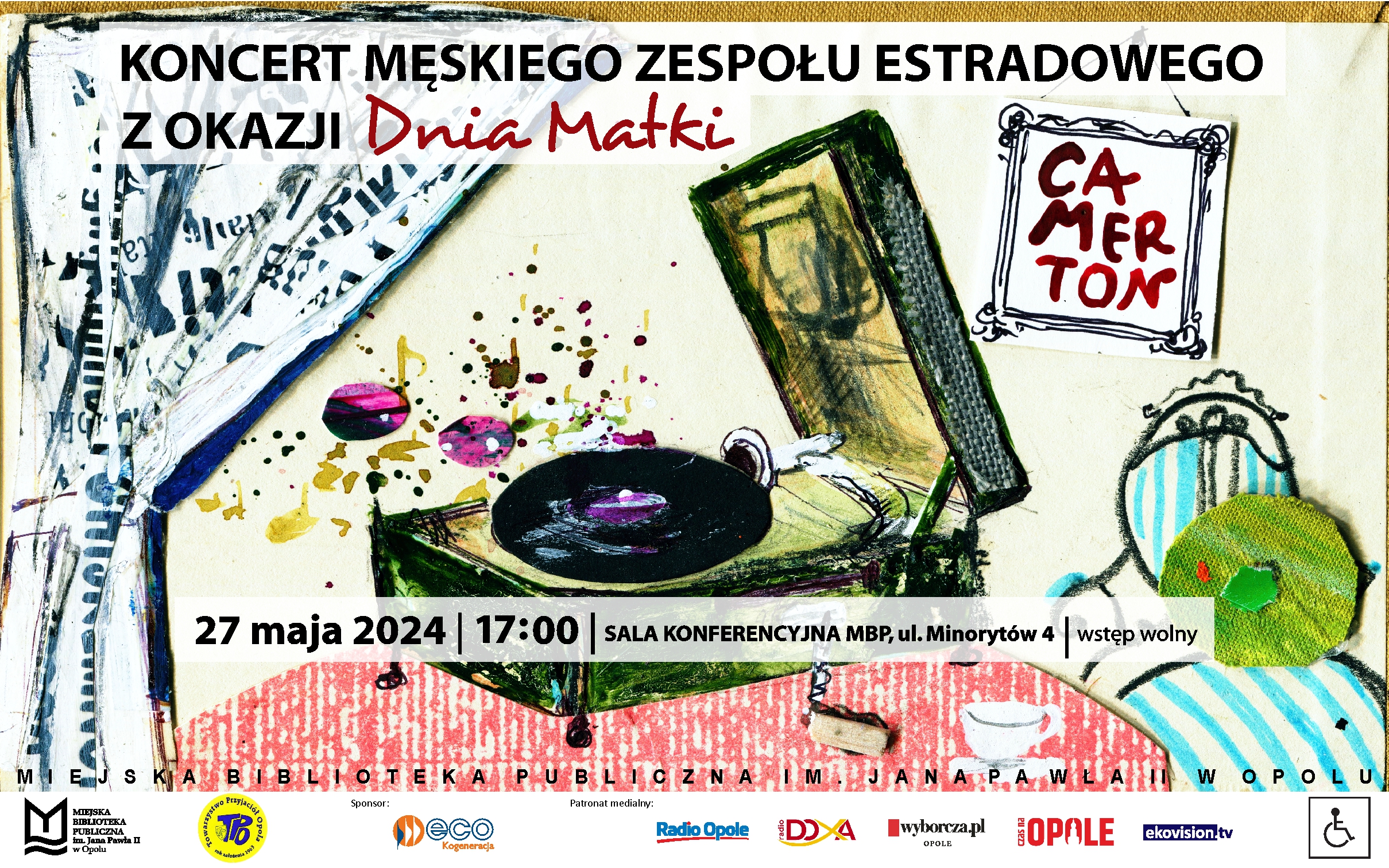 Read more about the article Koncert Męskiego Zespołu Estradowego Camerton z okazji Dnia Matki