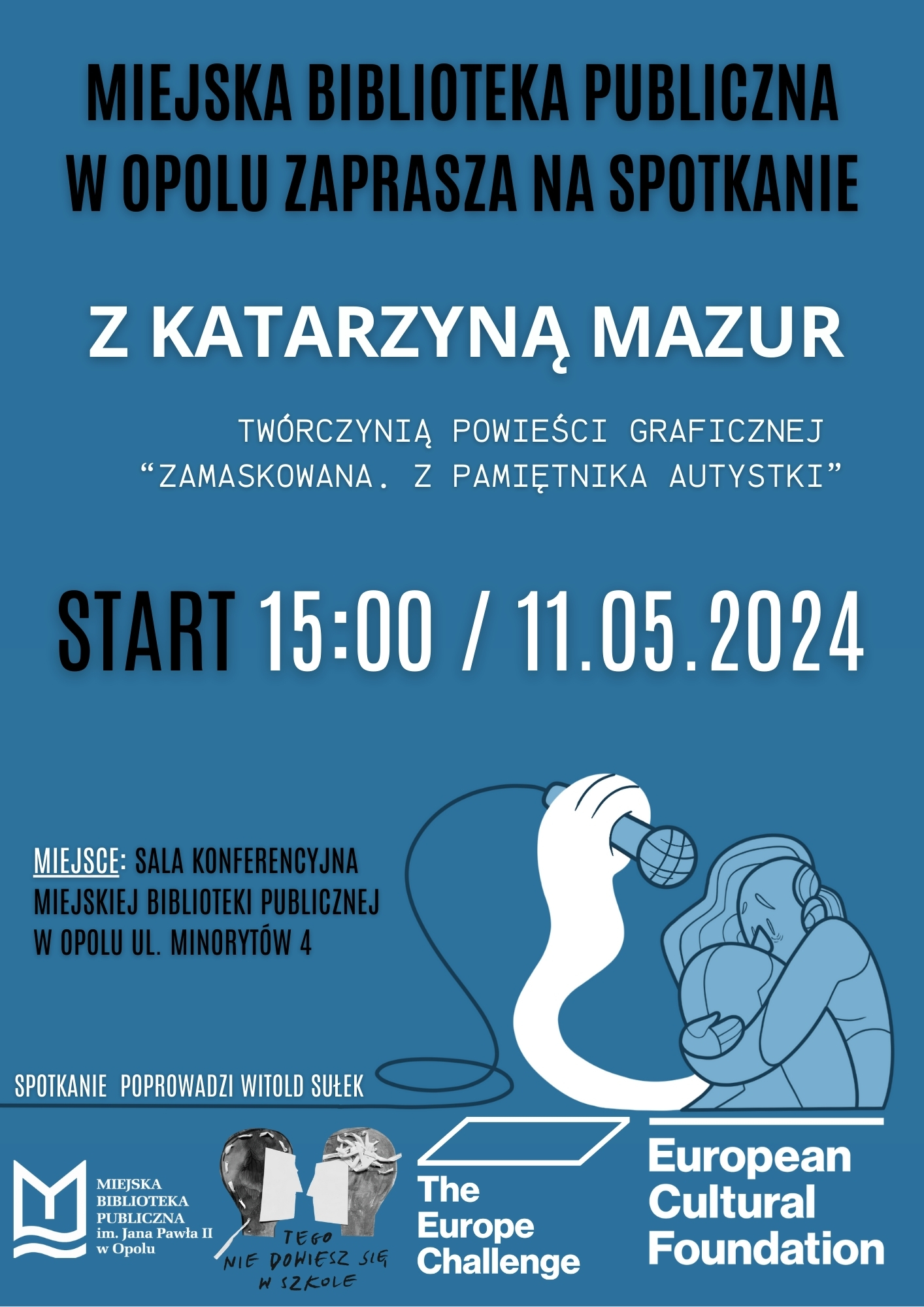 Read more about the article „Zamaskowana. Z pamiętnika autystki” – spotkanie z Kasią Mazur