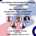 „Dwie dekady w Unii Europejskiej – refleksja i spojrzenie w przyszłość” - debata